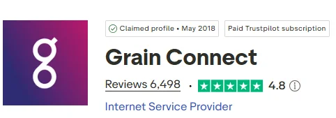Grain Broadband Truspilot Review