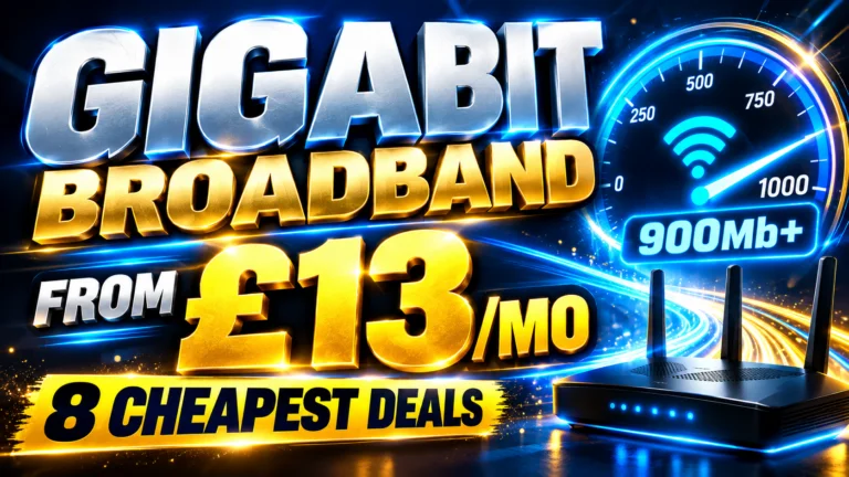 8 Ultrafast Broadband Only Deals from £0 1 Top 8 Ultrafast Broadband Deals 2026
