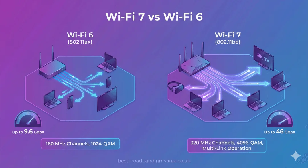 Wi-Fi 7 vs Wi-Fi 6